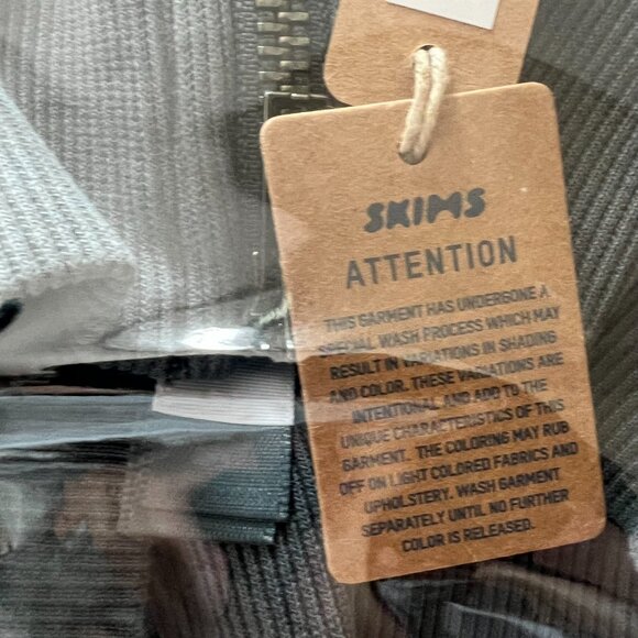 NWT SKIMS Boyfriend Fleece Oversized Sweat Set - Zircon - Size Small - Picture 7 of 11